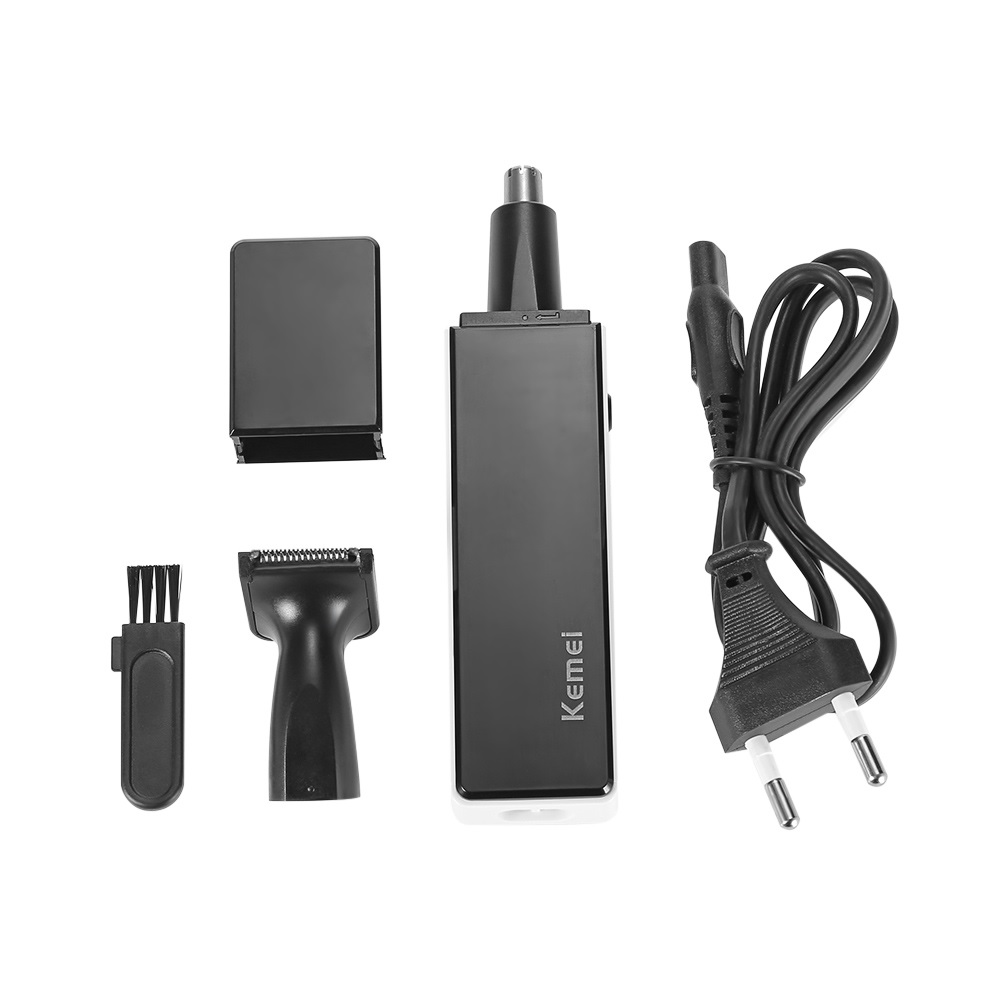 KM-6672 ماكينة حلاقة للانف و الاذن - أسود