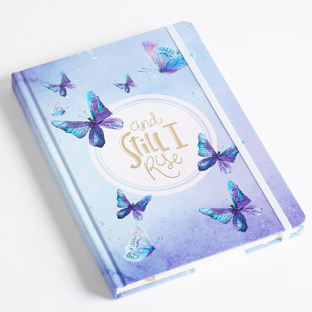 نوت بوك A5 فراشات 80 ورقة - بنفسجي