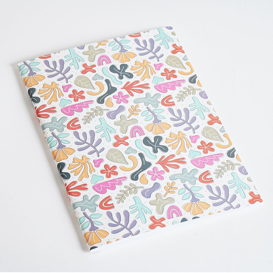 كشكول دبوس أشكال ملونة 60 ورقة - متعدد الالوان