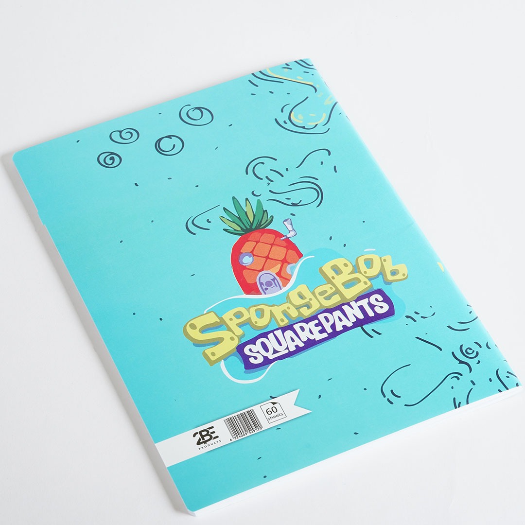 كشكول دبوس سبونج بوب 60 ورقة - متعدد الالوان
