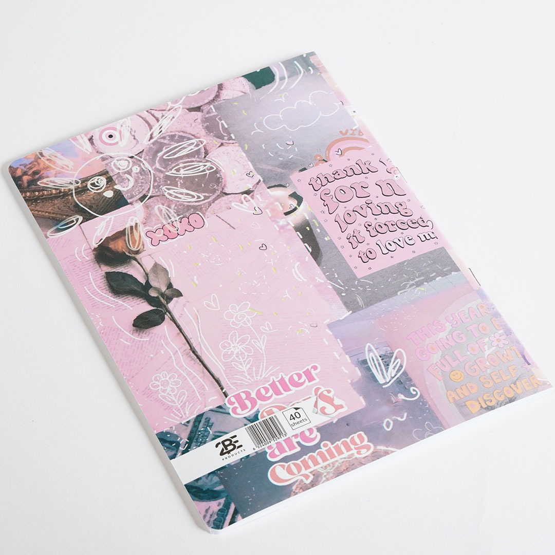 كشكول النمر الوردي 60 ورقة - متعدد الالوان