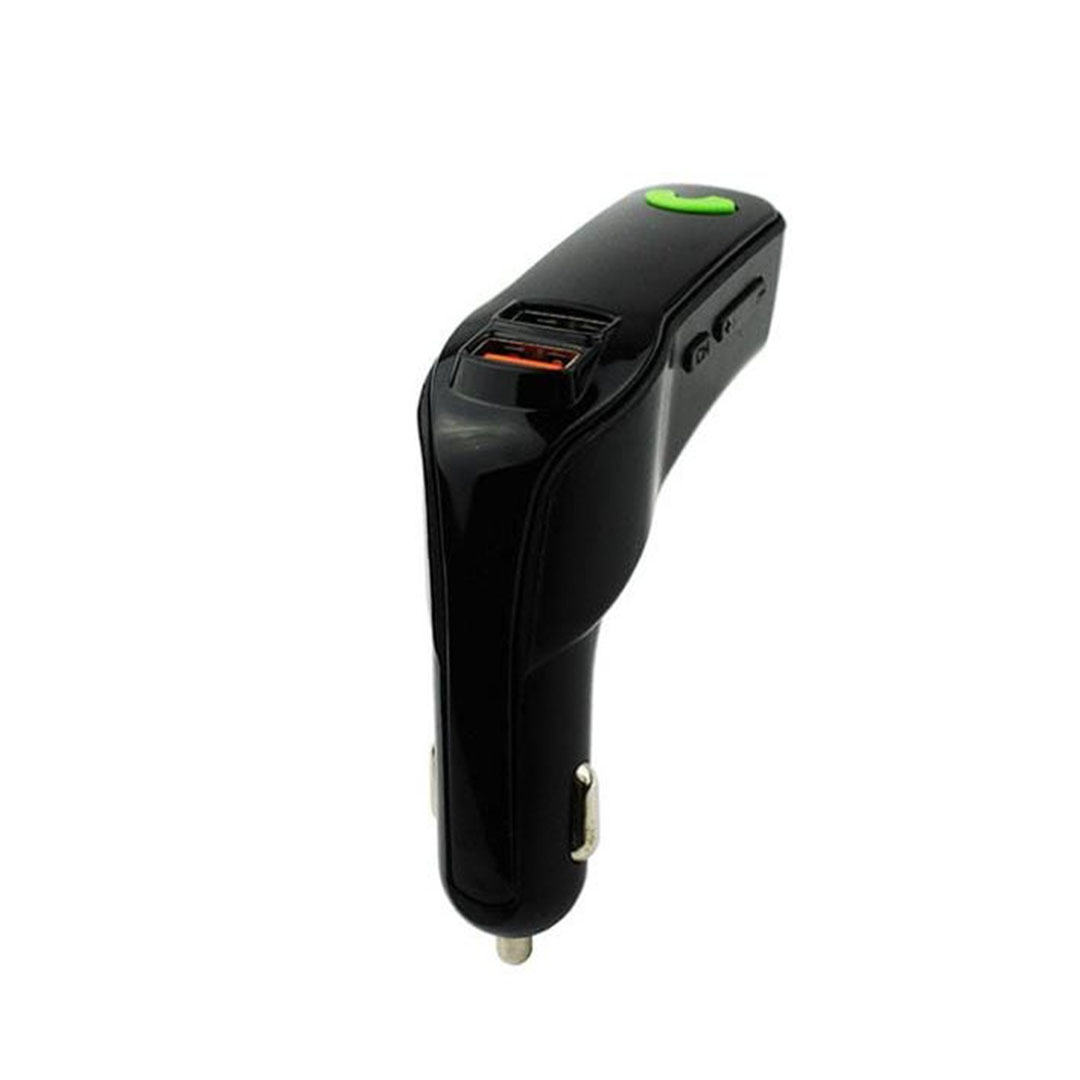 AlS-A814 مشغل MP3 بالبلوتوث - منفذين شحن USB - أسود