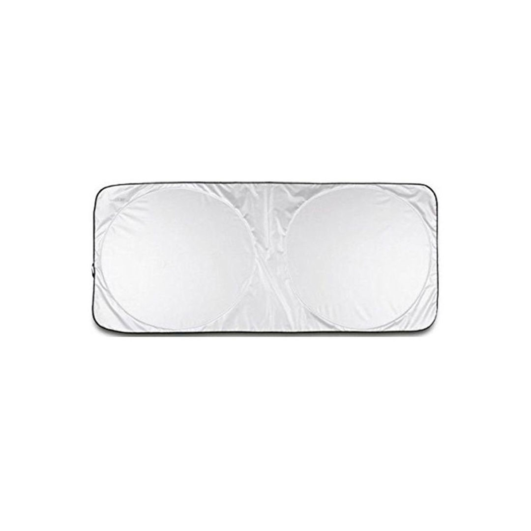 شماسة للزجاج الأمامي للسيارة - فضي