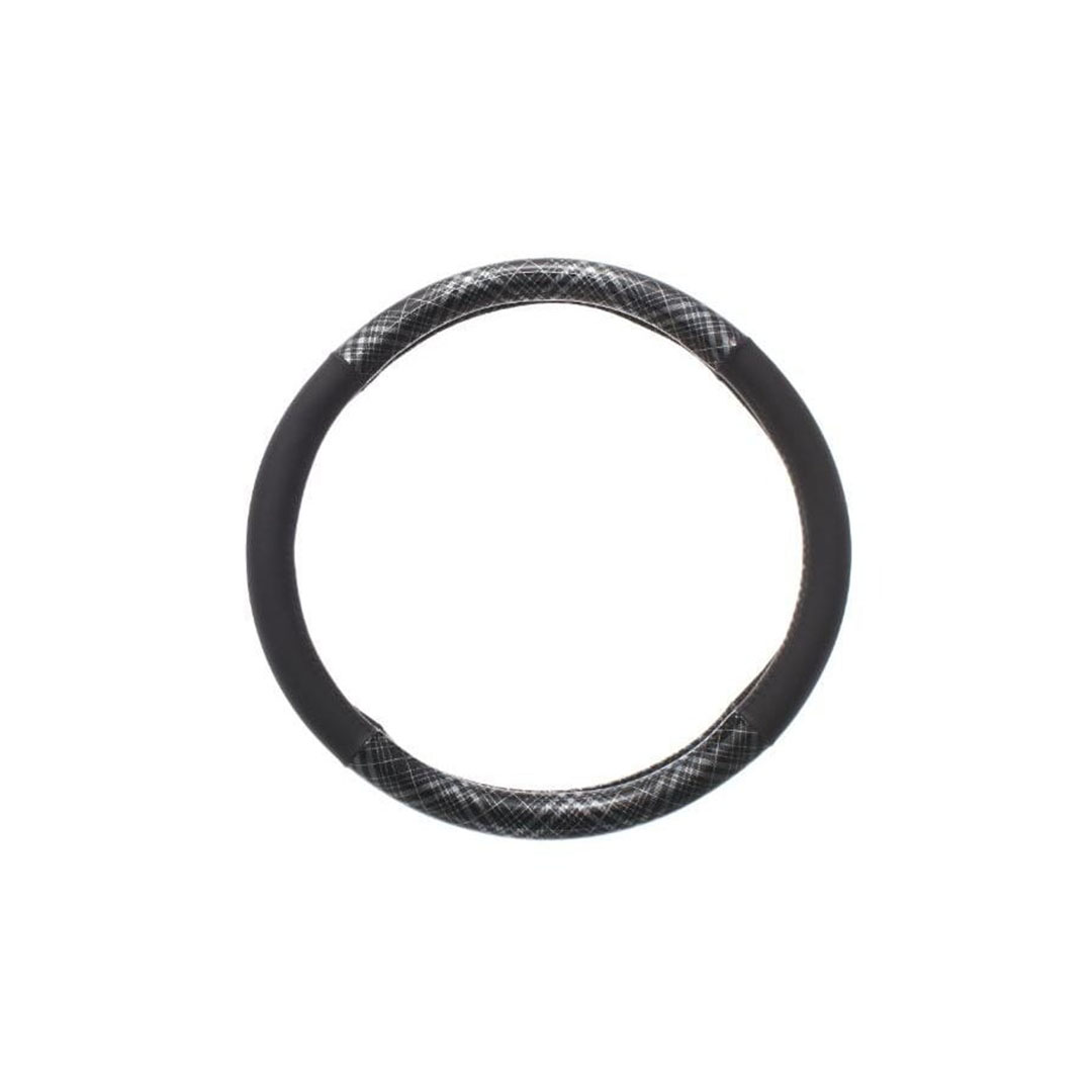 غطاء طارة دركسيون - أسود/فضي