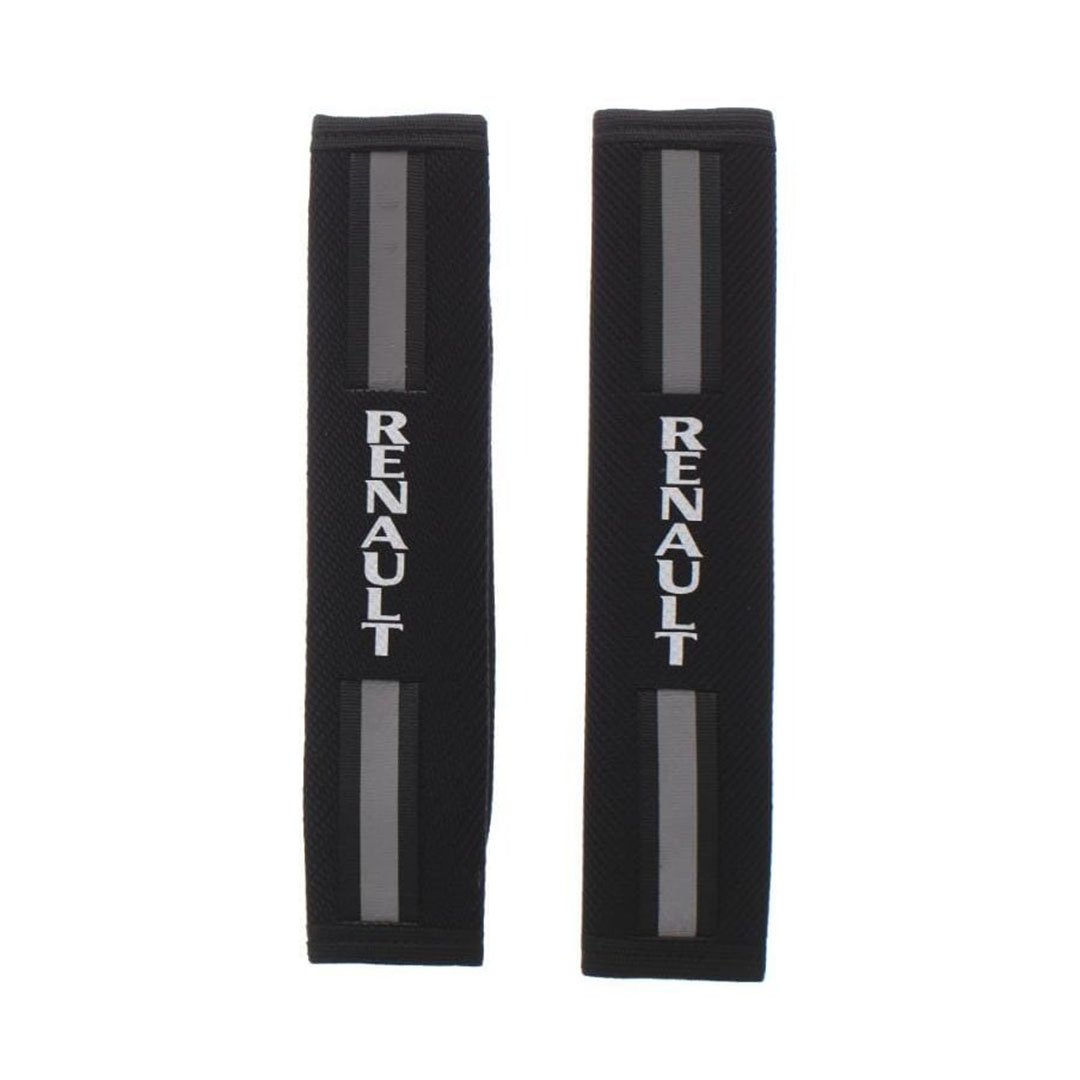 غطاء حزام الأمان للعربية - رينو - أبيض/أسود