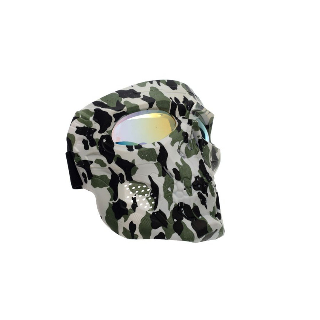 نظارات قيادة للدراجات النارية - قناع قابل للإزالة - متعدد الألوان - بلاستيك