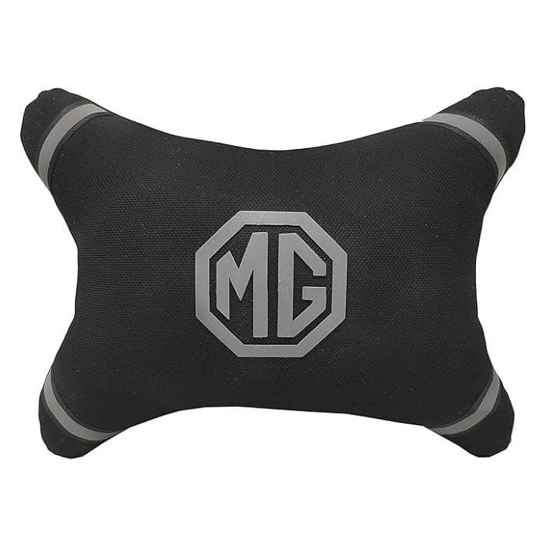وسادة للرقبة لسيارة MG - 2 قطعة - أسود /أبيض
