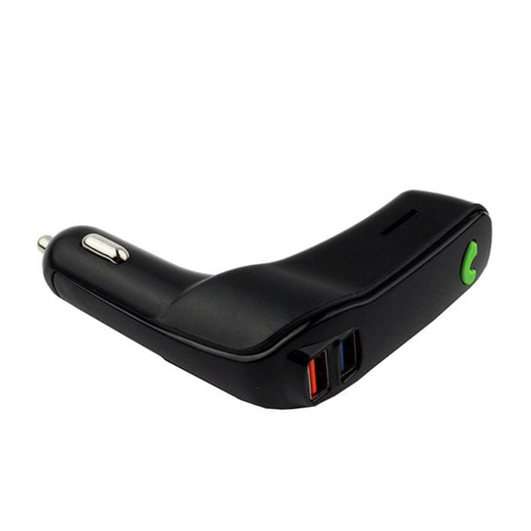 AlS-A814 مشغل MP3 بالبلوتوث - منفذين شحن USB - أسود