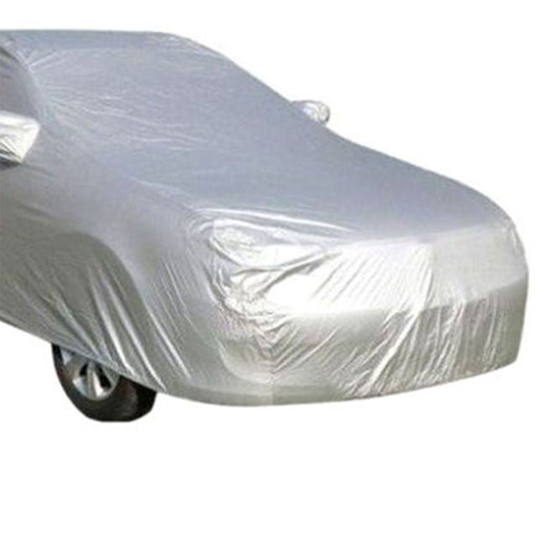 غطاء واقٍ للسيارة - فضي