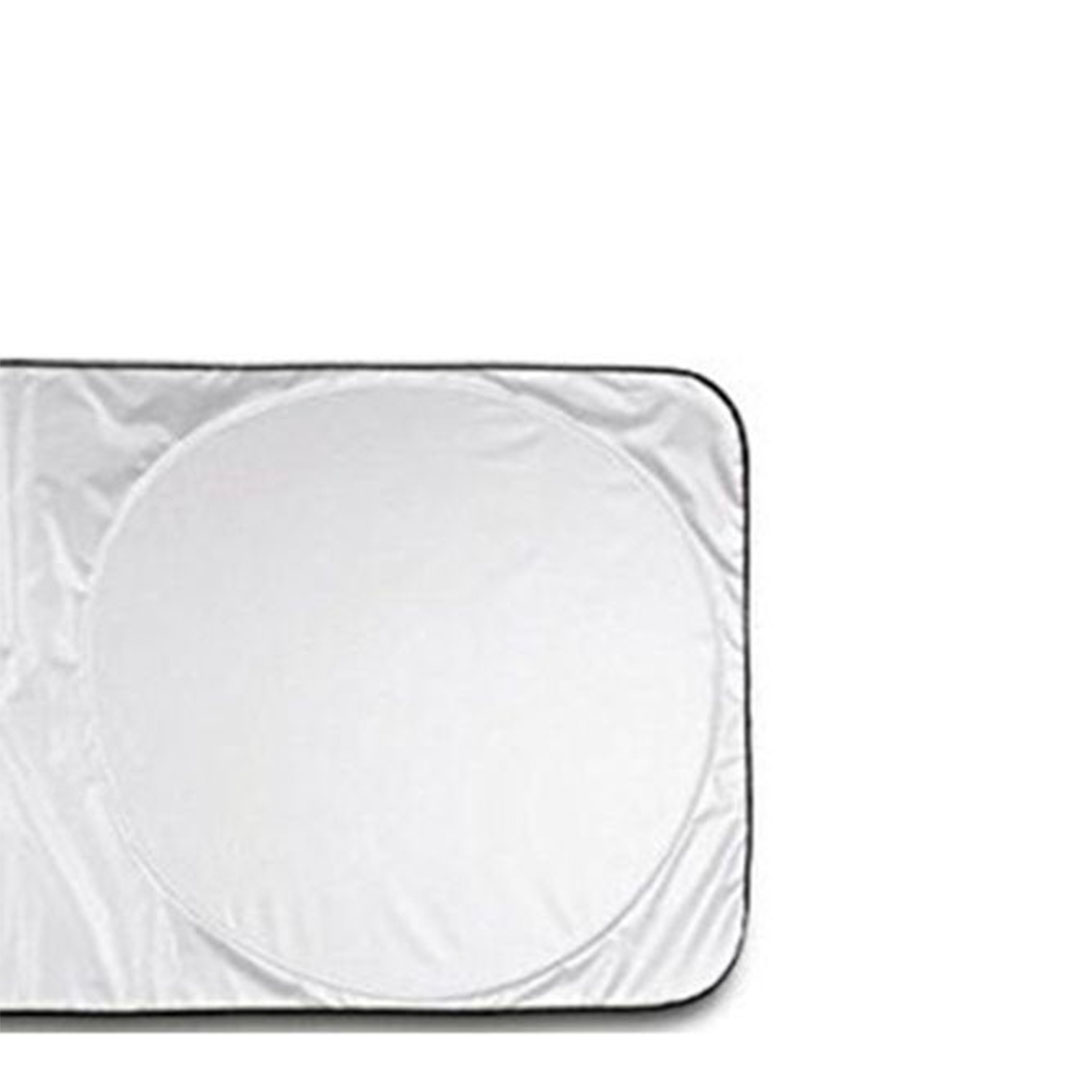 شماسة للزجاج الأمامي للسيارة - فضي