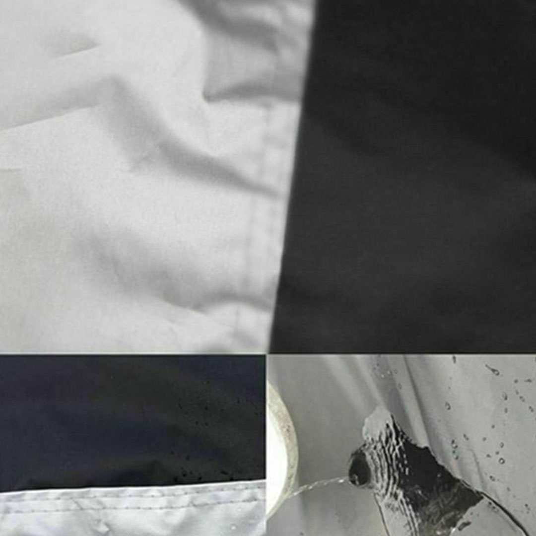 غطاء دراجة نارية ضد الماء XXL - فضي