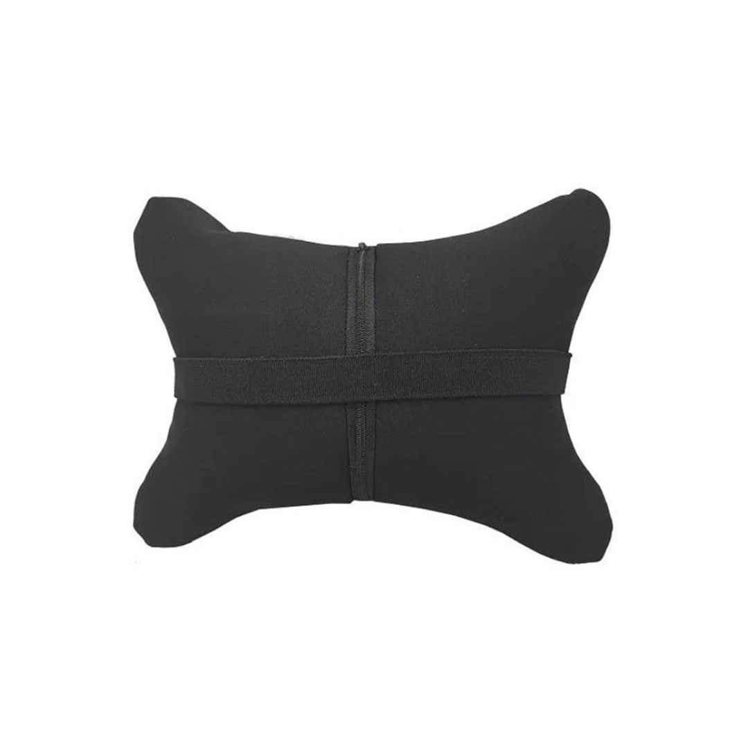 وسادة رقبة للسيارة 2 قطعة - BMW - أسود/أبيض