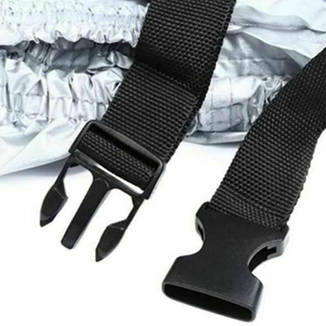 غطاء دراجة نارية ضد الماء XXL - فضي