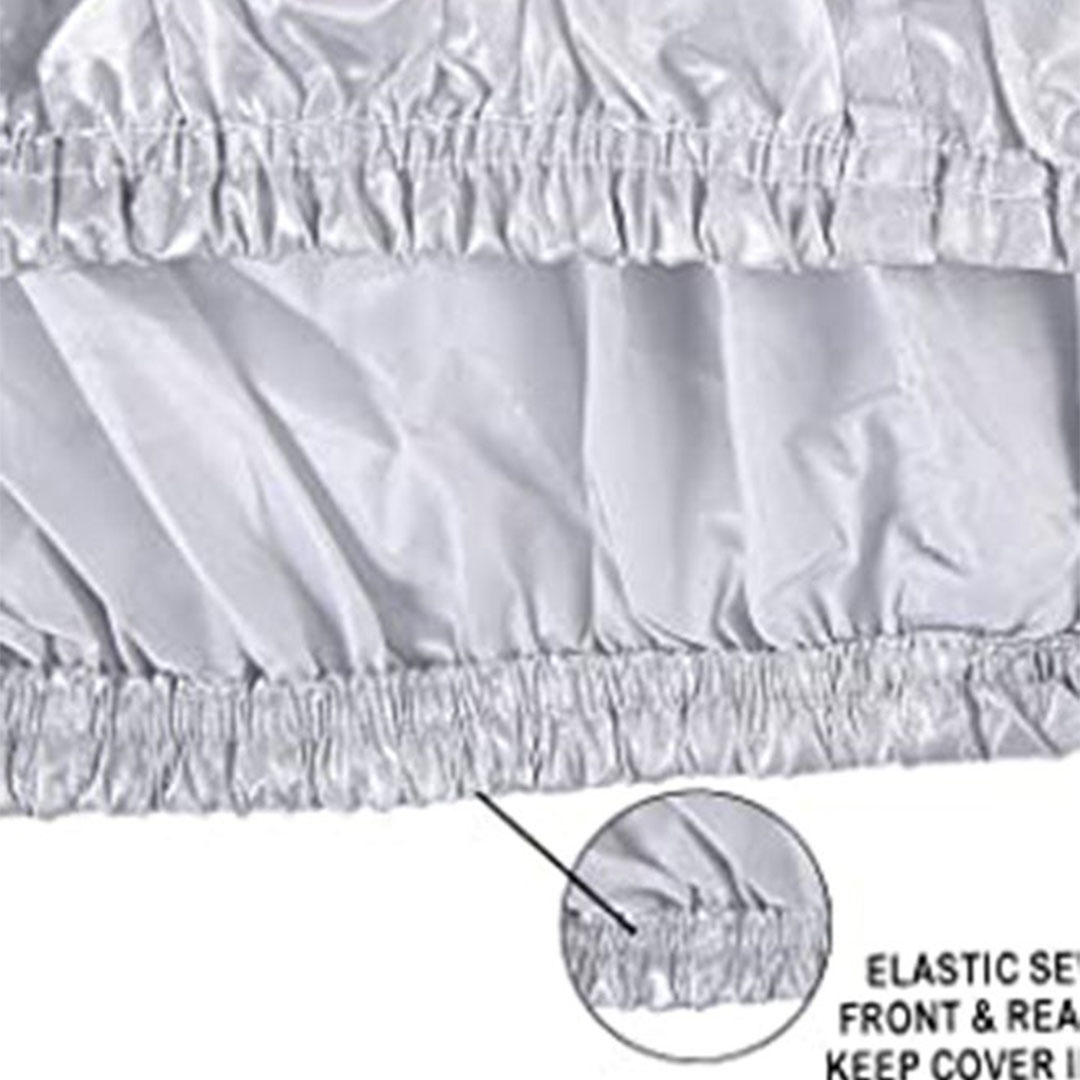 غطاء واقٍ للسيارة - فضي