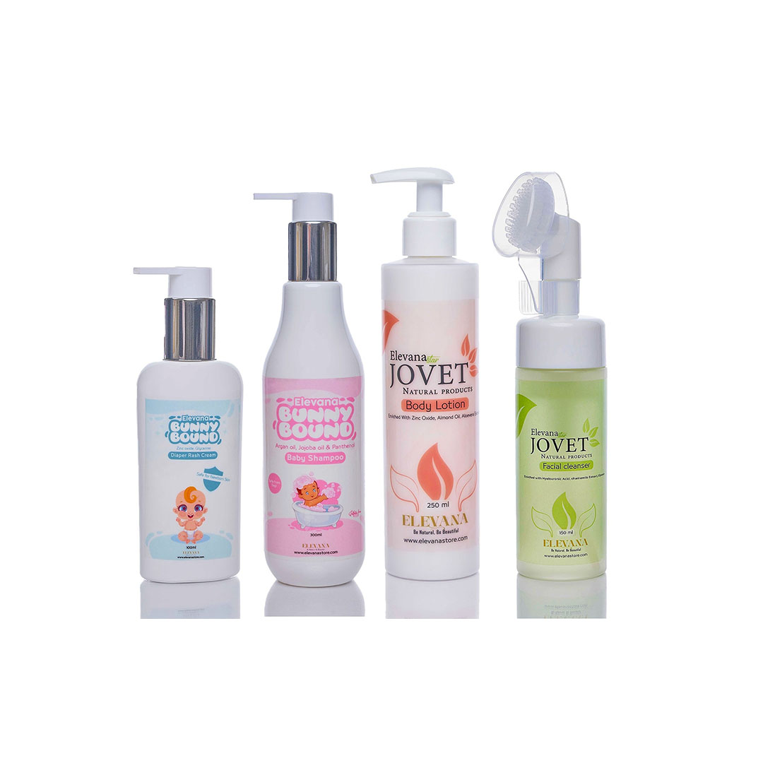 إليفانا مجموعة العناية بالأم والطفل - 4 قطع