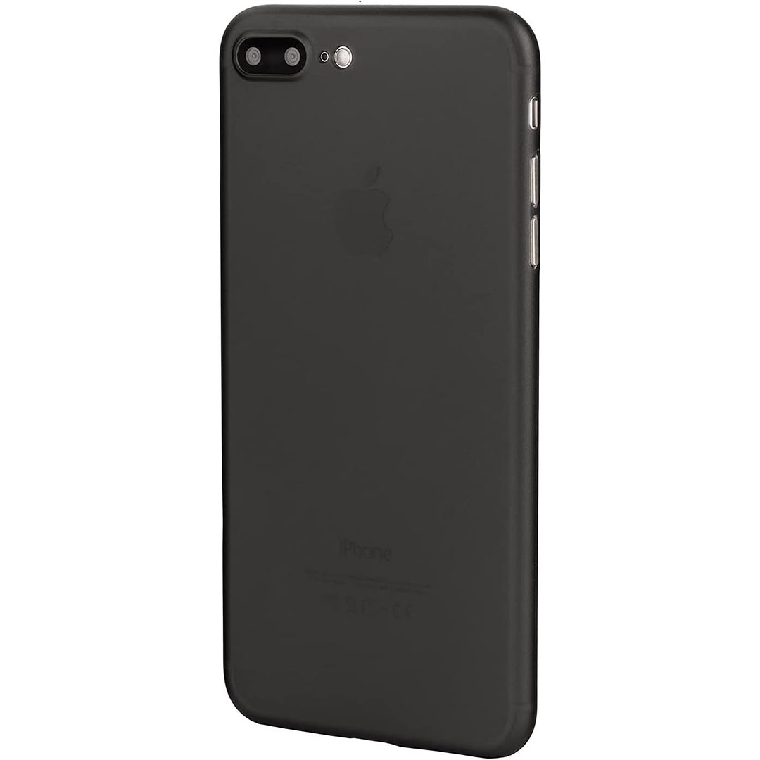 جراب بلاستيك نحيف لموبايل أيفون 7 بلس - أسود
