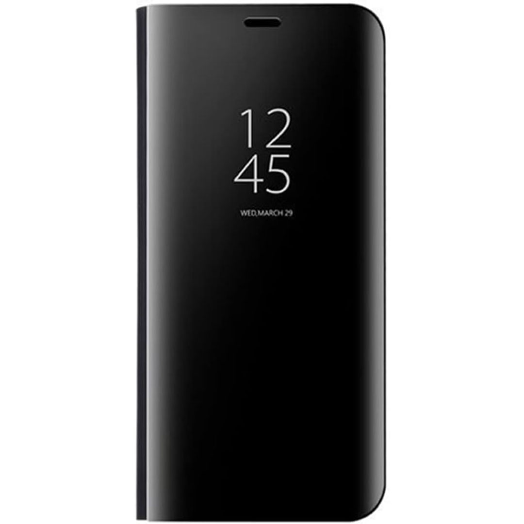 جراب بغطاء قابل للطي لموبايل سامسونج جالاكسي S23 الترا - أسود