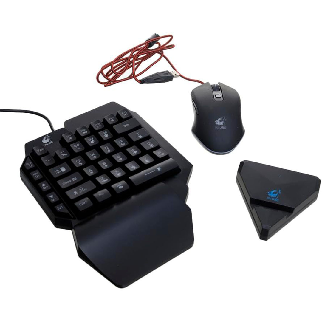 محول لوحة مفاتيح وماوس لبلاي ستيشن 4 - أسود