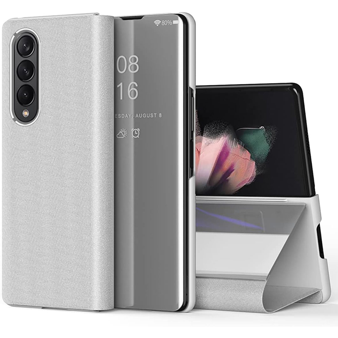 جراب حماية لموبايل سامسونج جالاكسي Z فولد 4 - فضي