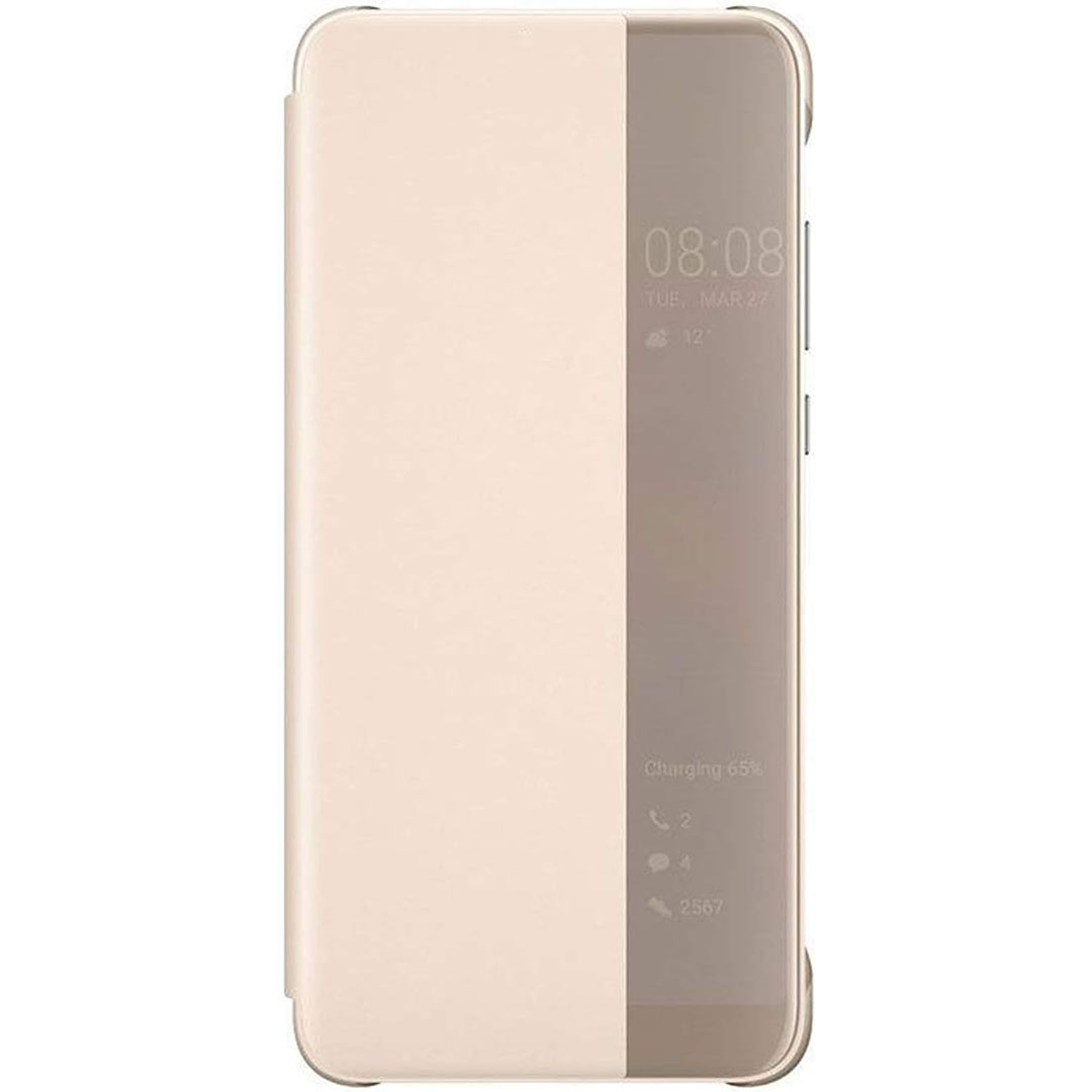 جراب فليب لموبايل هواوي P20 لايت - ذهبي