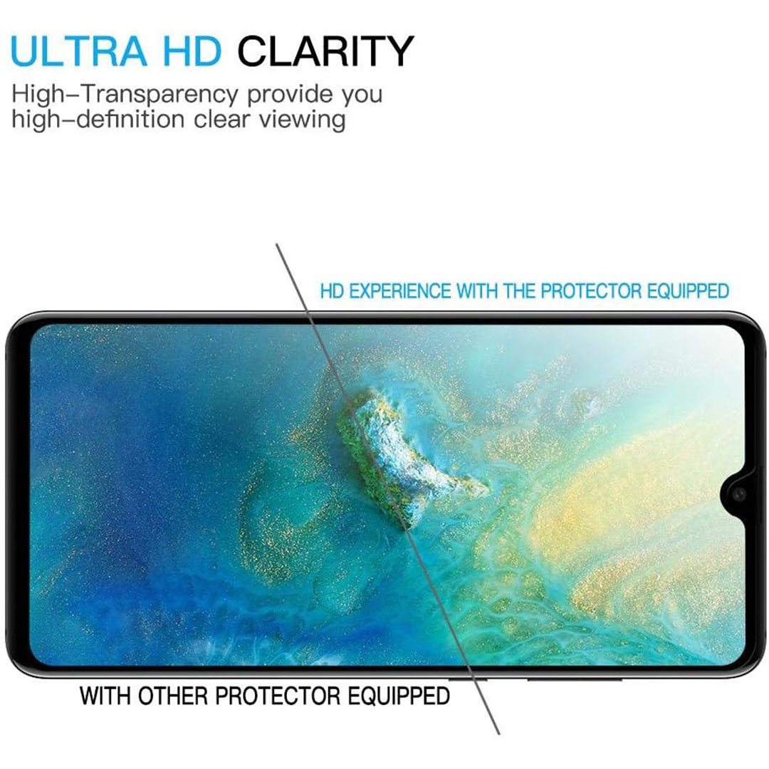 شاشة حماية من الزجاج المقوى 9D لوبايل هواوي ميت 20