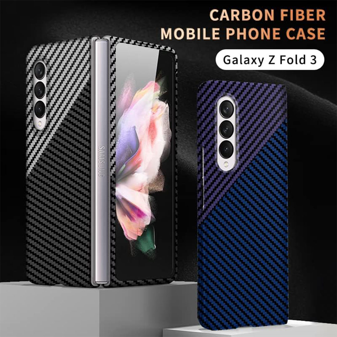 غطاء ظهر لسامسونج جالاكسي Z فولد 4 - أسود