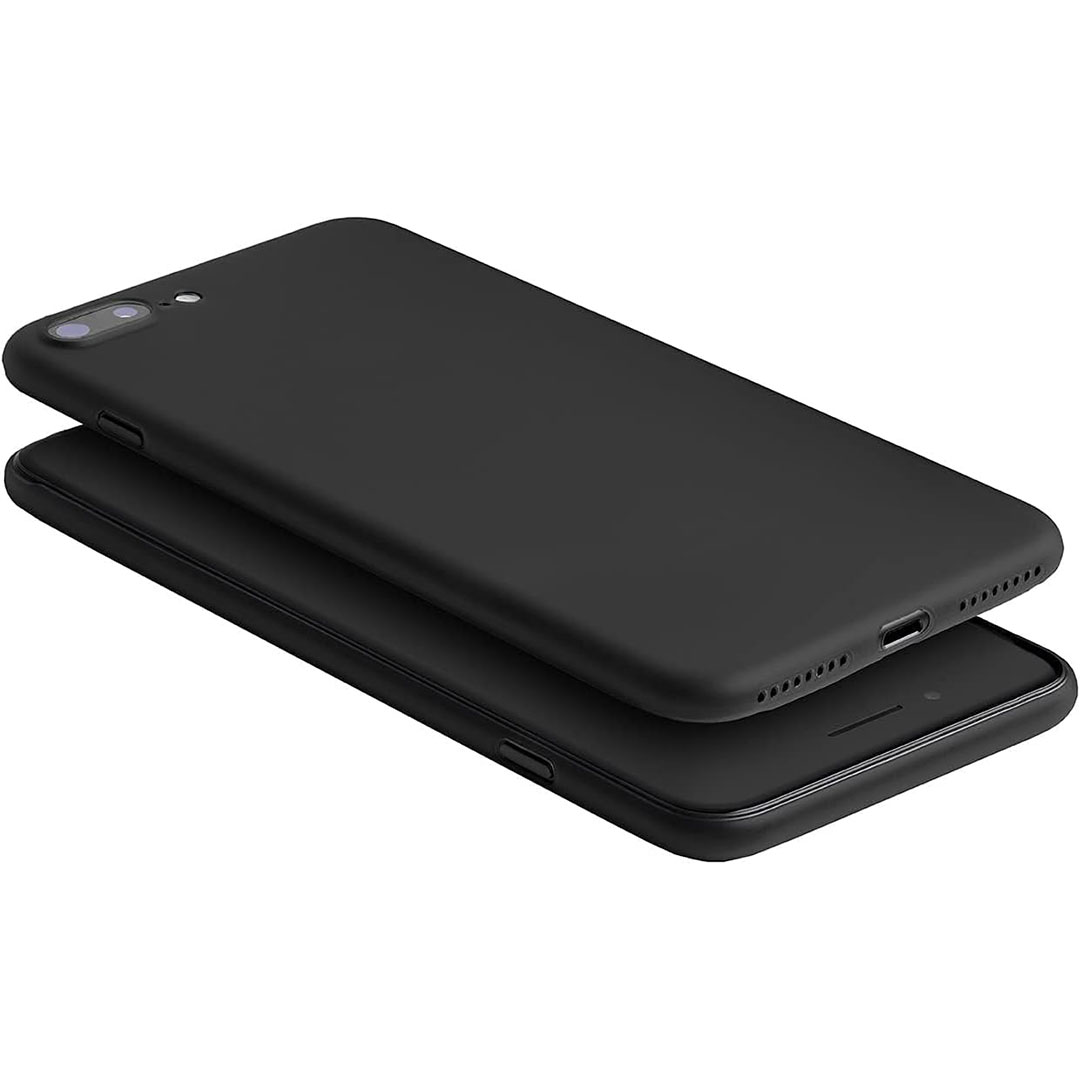 جراب بلاستيك نحيف لموبايل أيفون 7 بلس - أسود