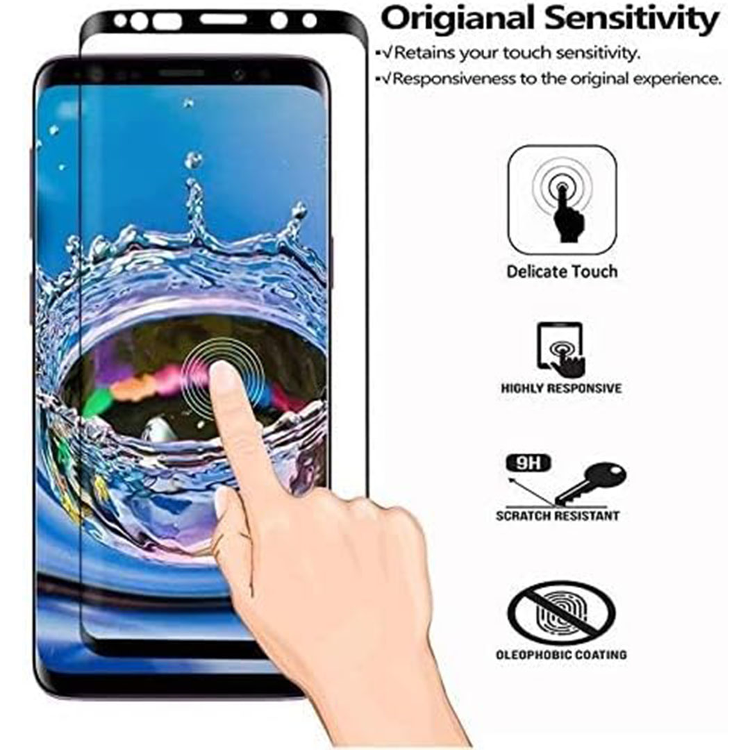 أسكرين حماية لسامسونج نوت 8 6D - أسود