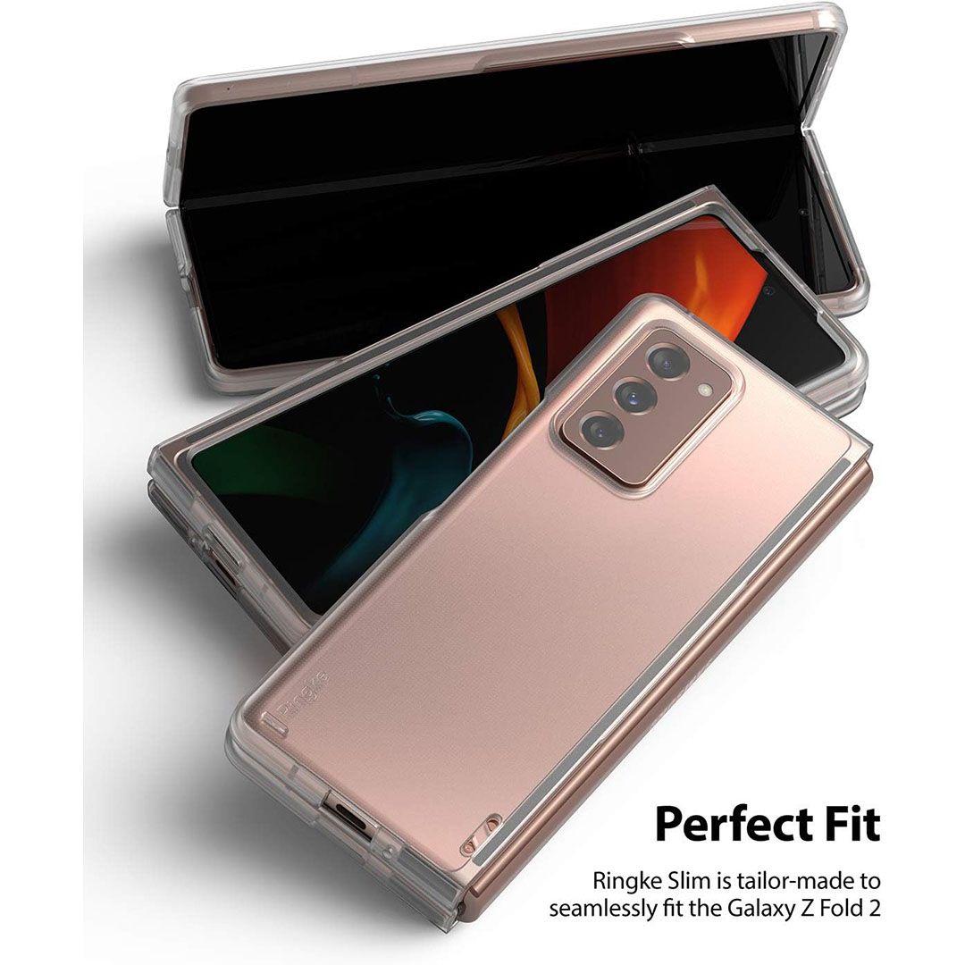 جراب لموبايل سامسونج جالاكسي زد فولد 2 - شفاف