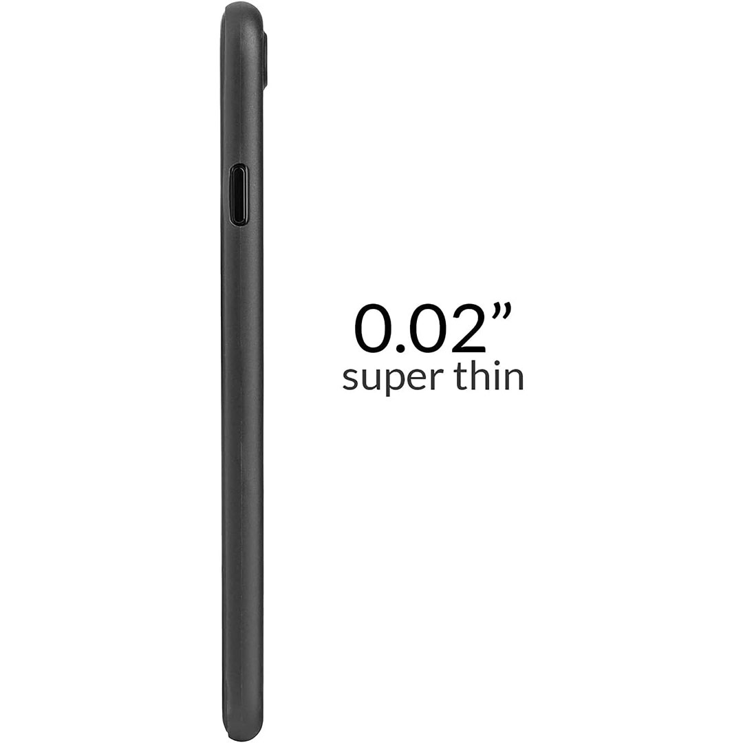 جراب بلاستيك نحيف لموبايل أيفون 7 بلس - أسود