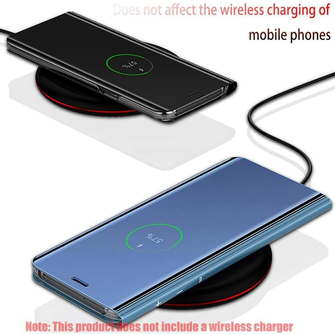 جراب حماية بمسند لسامسونج جالاكسي S10 بلس - أزرق