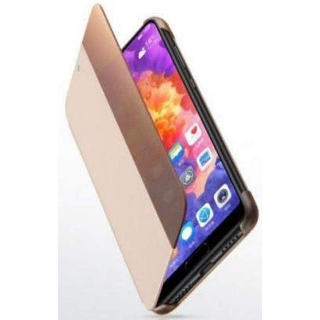 جراب فليب لموبايل هواوي P20 لايت - ذهبي