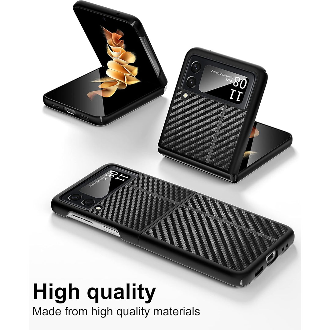 جراب لموبايل سامسونج جالاكسي Z فليب 3 5G - أسود