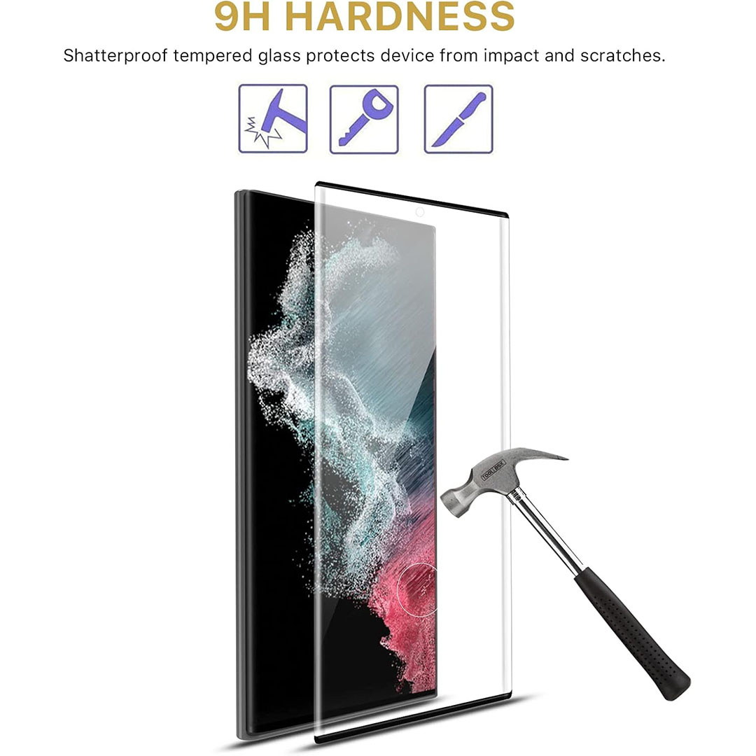 أسكرين من الزجاج المقوى لموبايل سامسونج جالاكسي S22 الترا