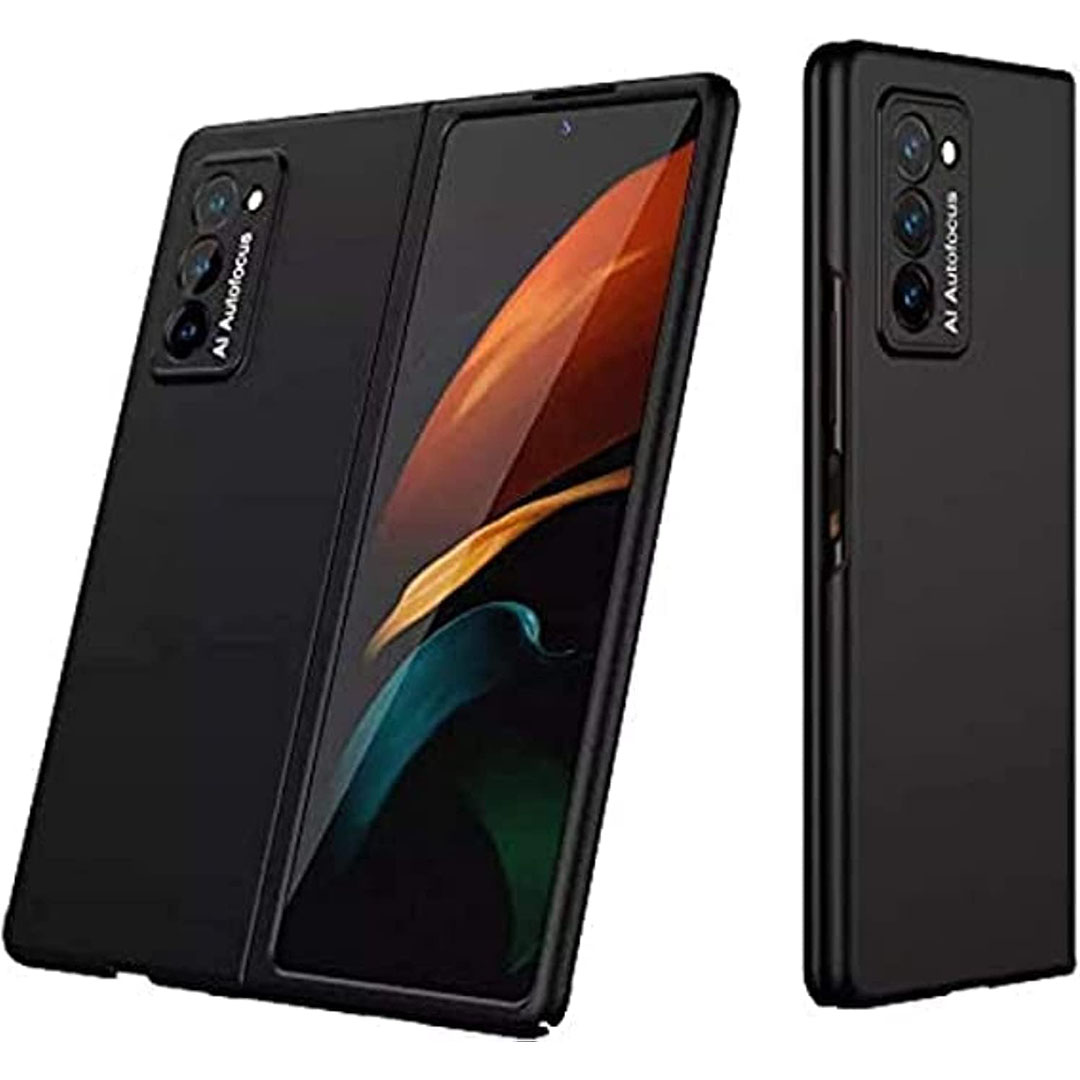 جراب حماية سيليكون لموبايل سامسونج جالاكسي Z فولد 2 - أسود