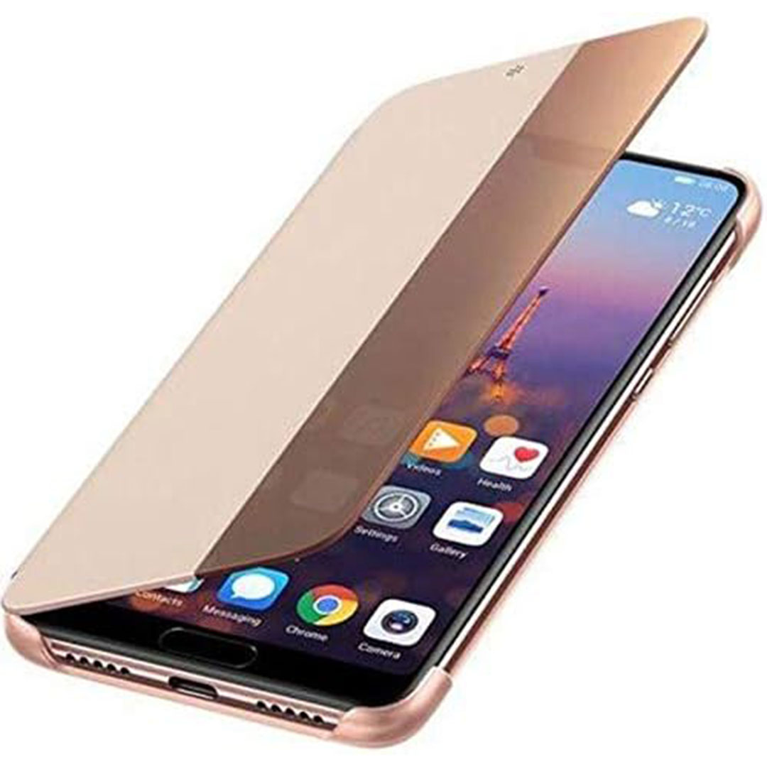 جراب فليب لموبايل هواوي P20 لايت - ذهبي