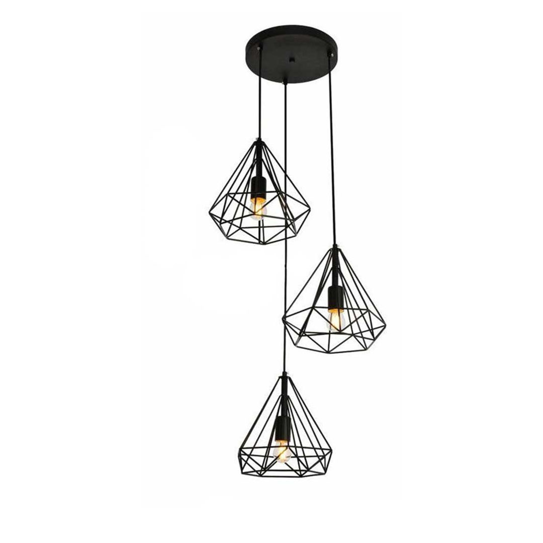 نجفة سقف مودرن - أسود