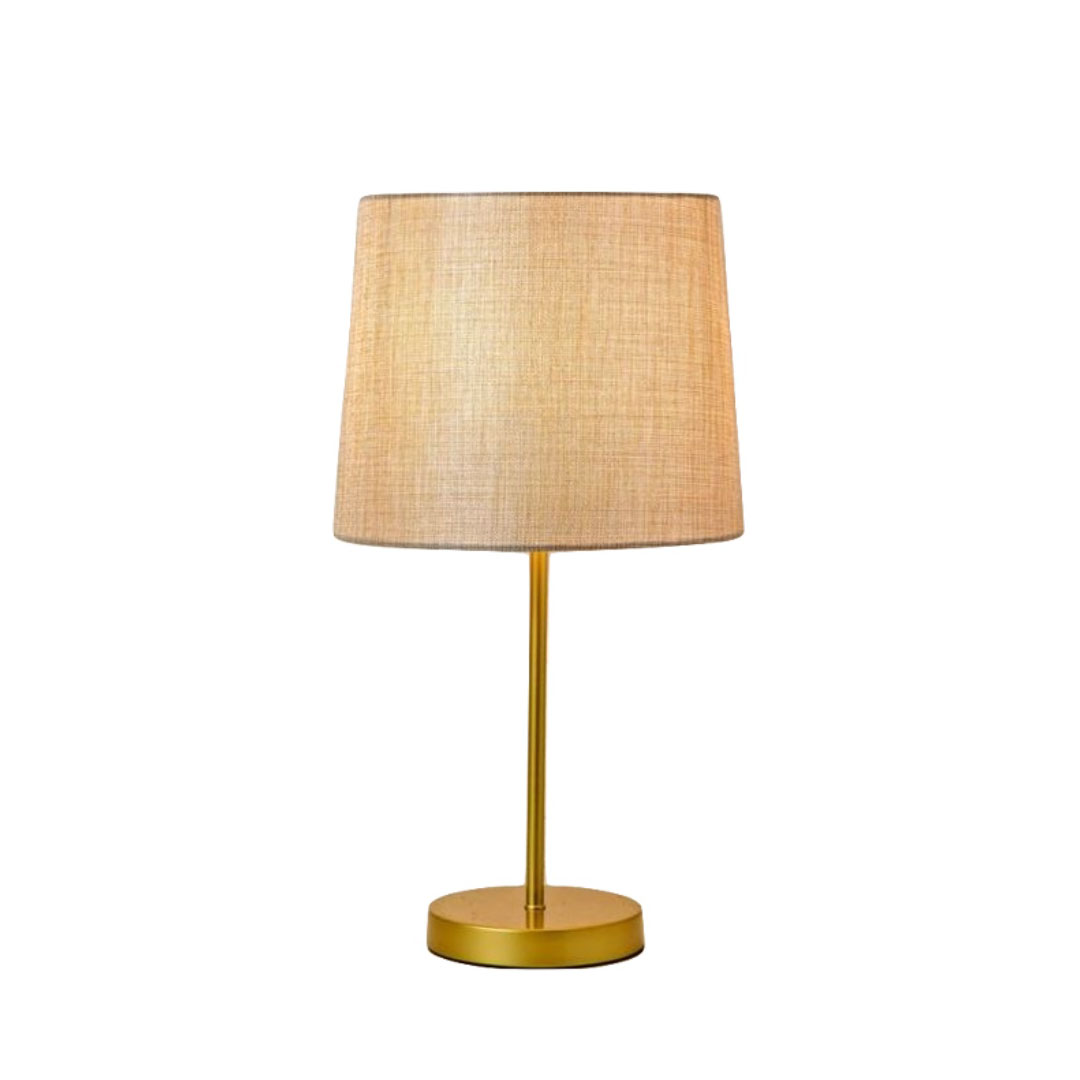 أباجورة للمكتب مودرن - ذهبي وبيچ