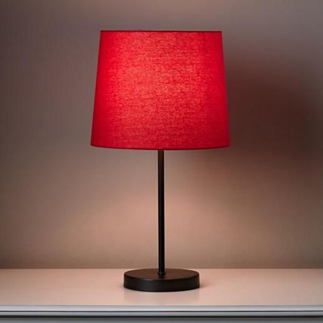 أباجورة مكتب مودرن - أسود/أحمر - YL203-3A