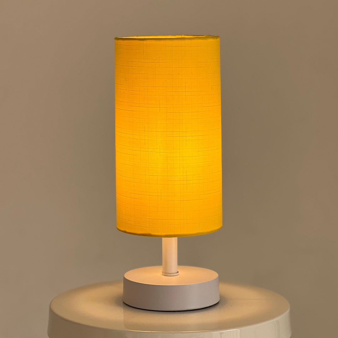 أباجورة مكتب مودرن - أبيض/أصفر - YLN-18