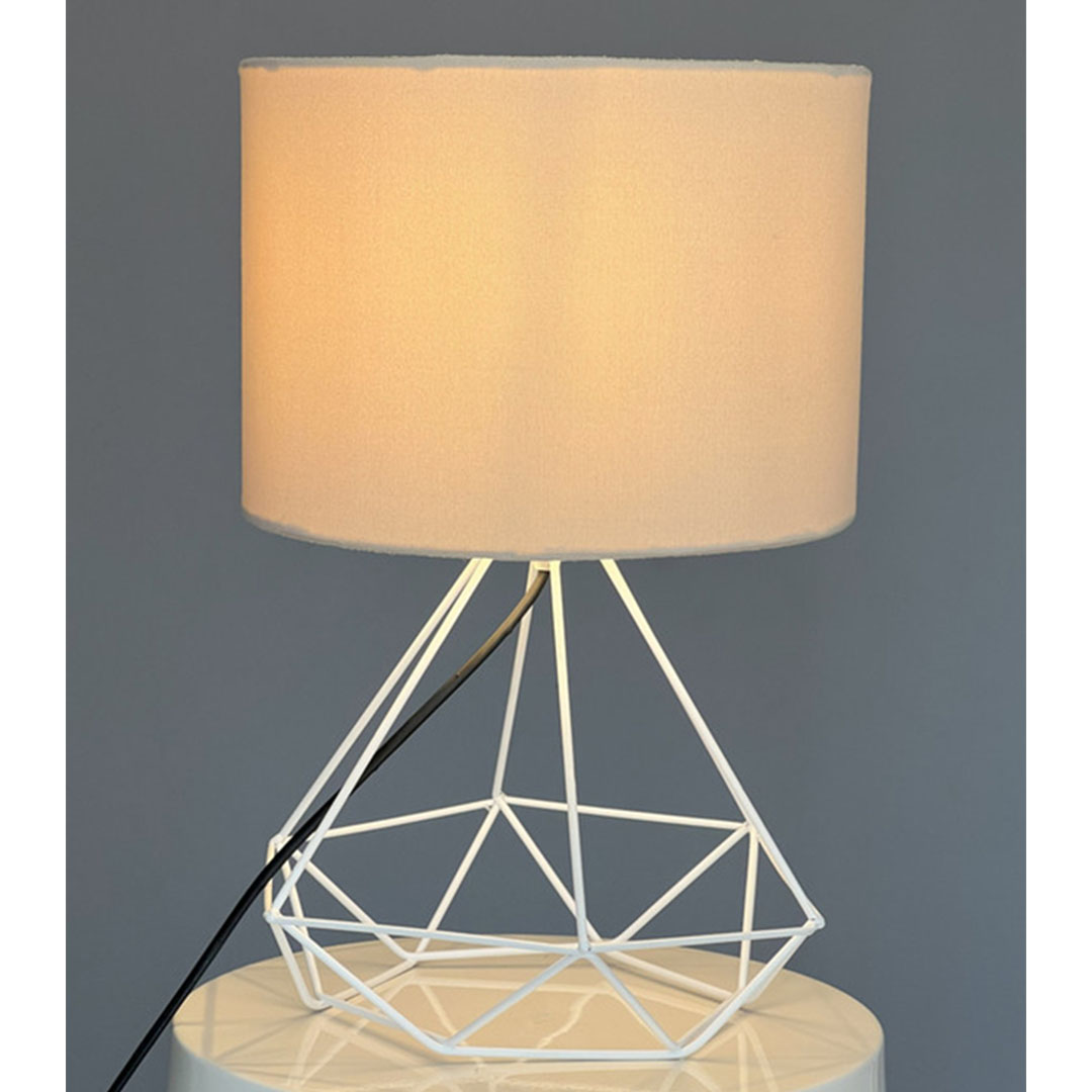 أباجورة مودرن للمكتب - أبيض/بيج - YLN-23