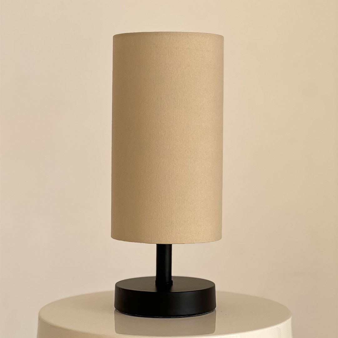 أباجورة للمكتب مودرن - أسود/بيج - YLNS.YL578-3B