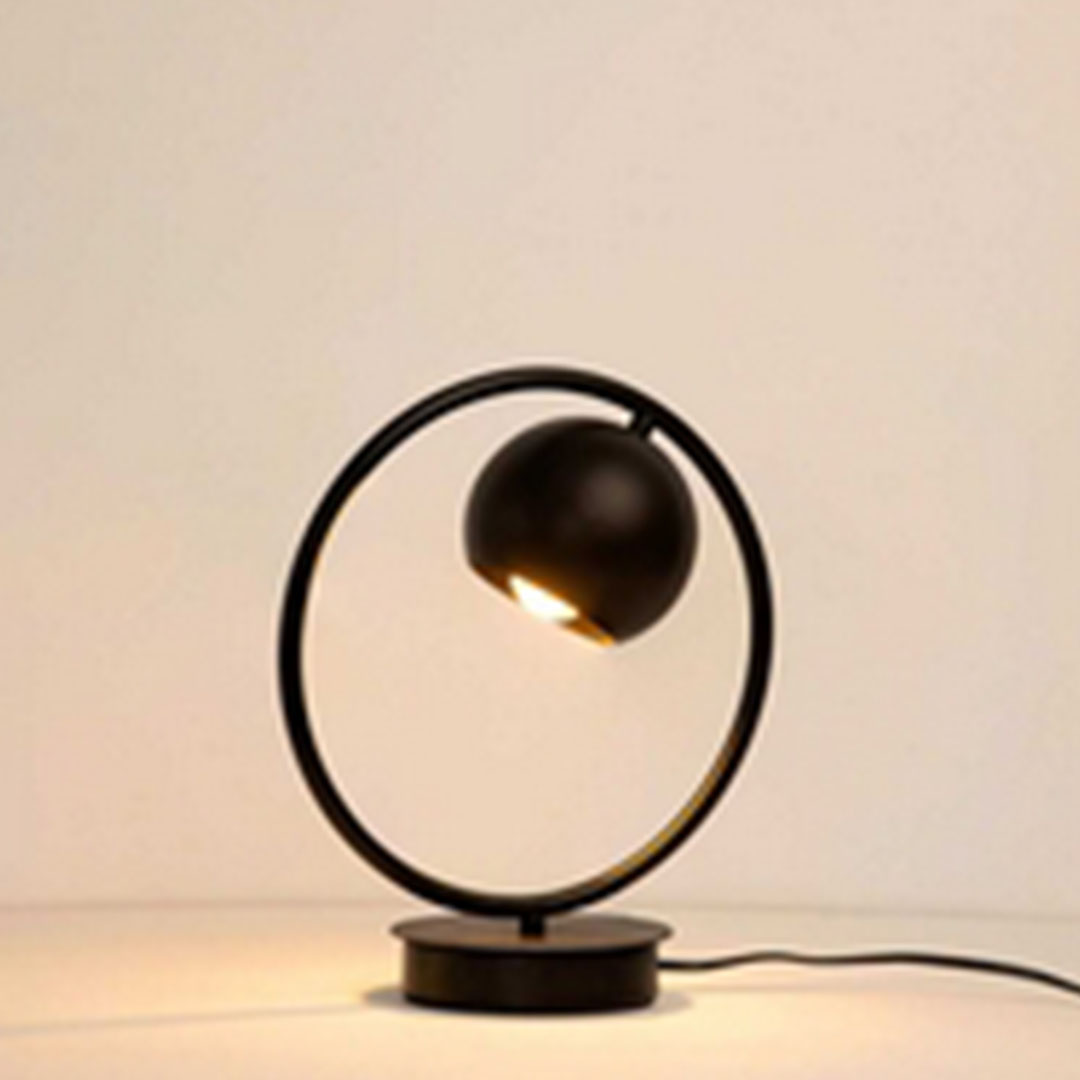 أباجورة مكتب أستايل مودرن - أسود