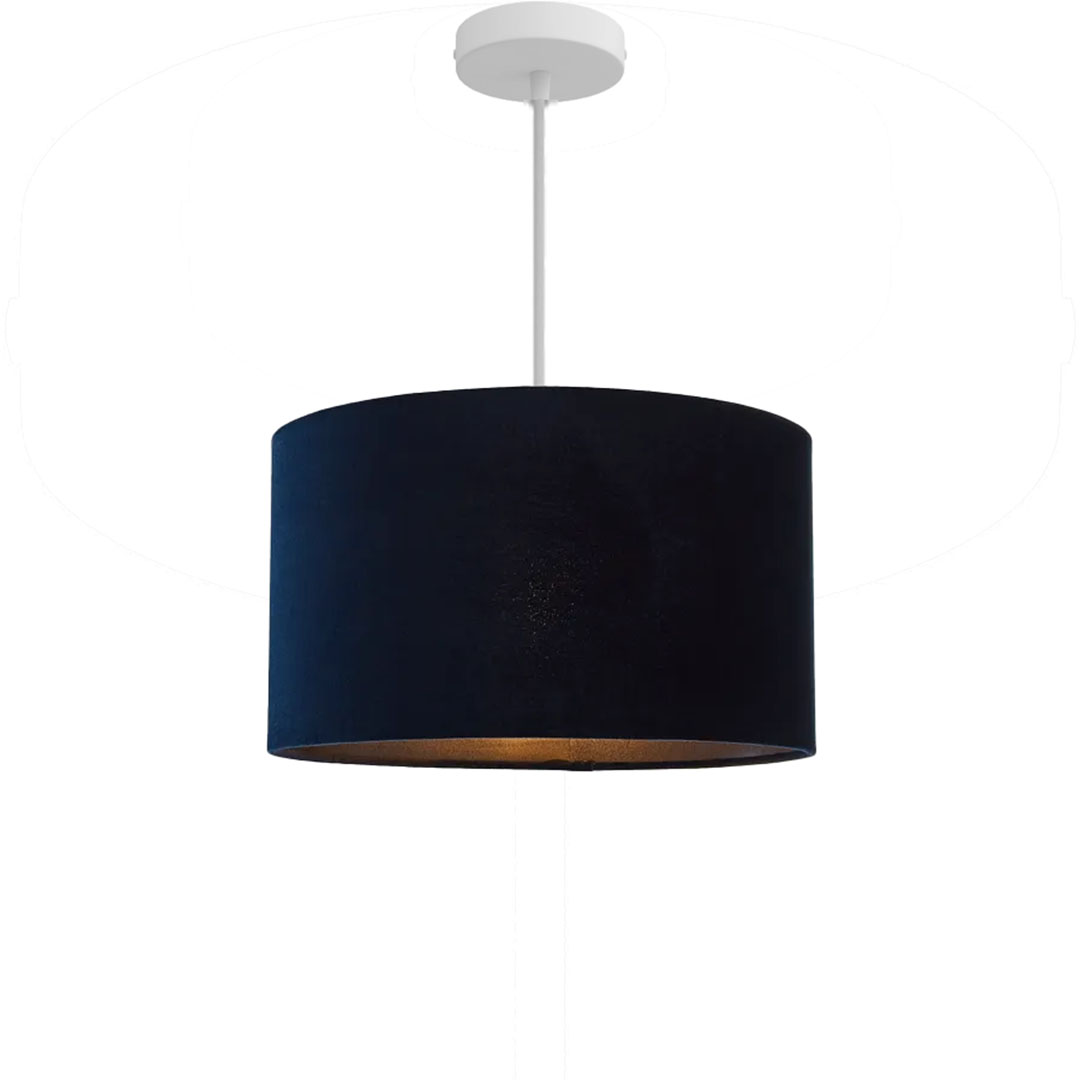 نجفة للسقف مودرن - أبيض/أزرق