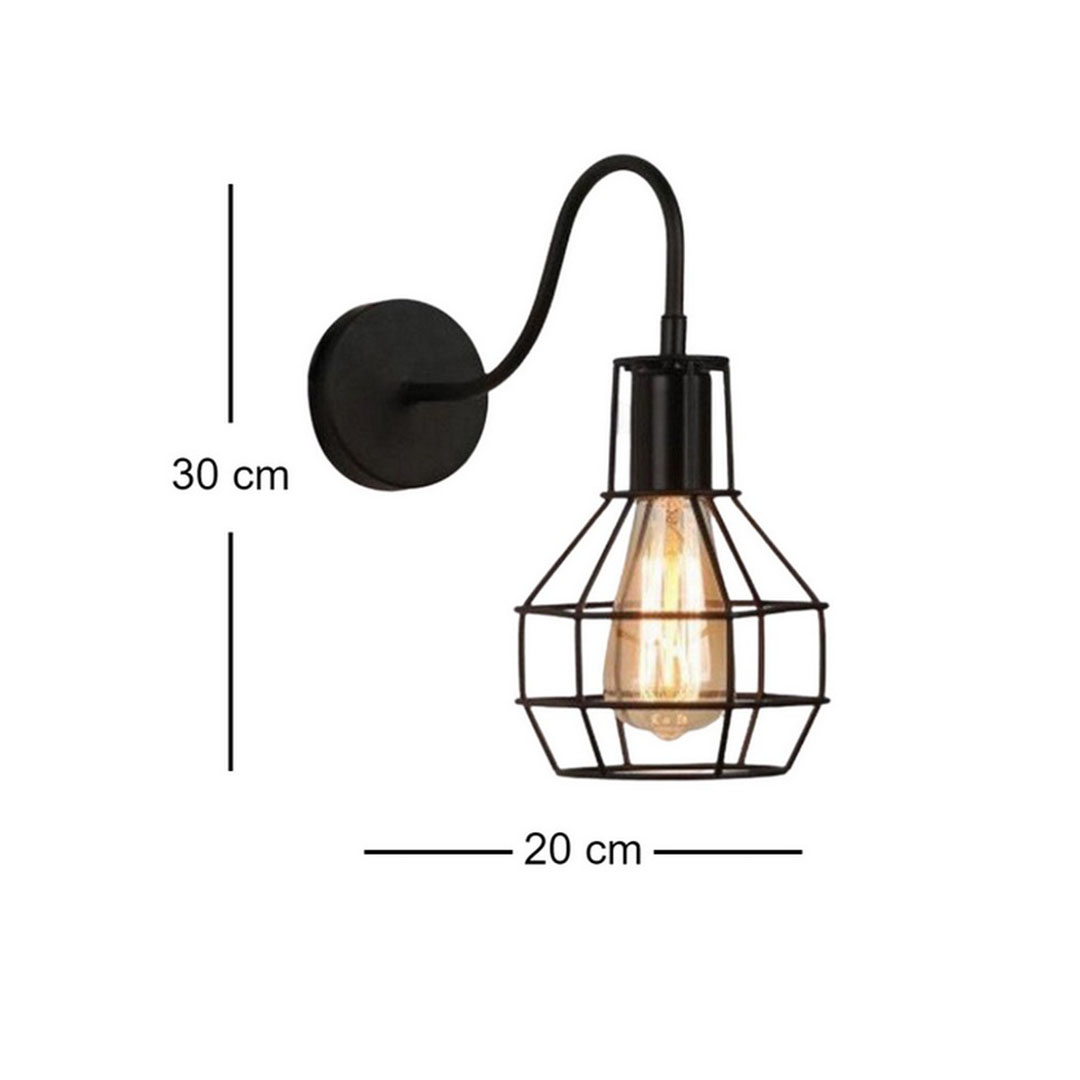 أبليك حائط معدني - أسود - YL73-2B