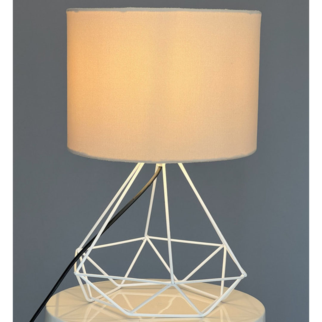 أباجورة مودرن للمكتب - أبيض/بيج - YLN-23