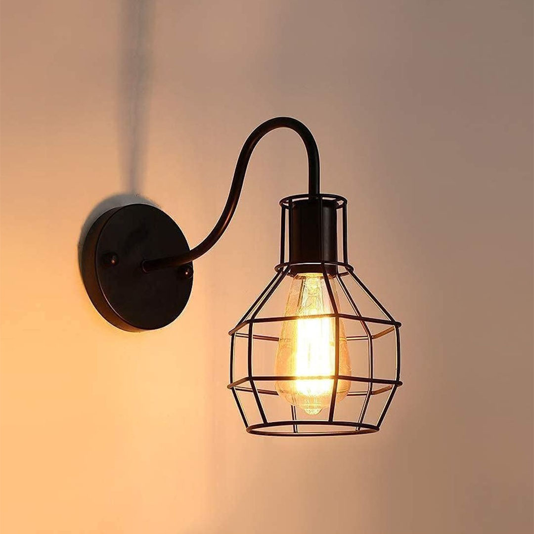 أبليك حائط معدني - أسود - YL73-2B