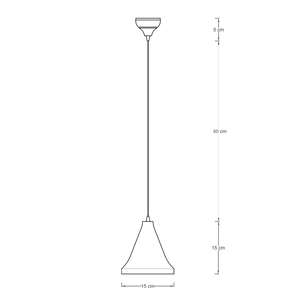 وحدة إضاءة لورا - أسود