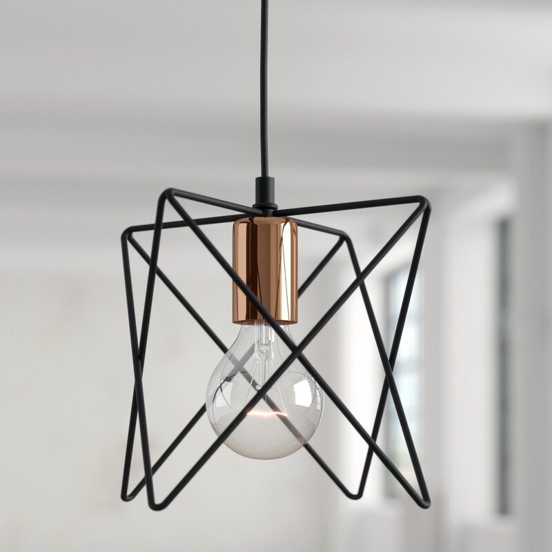 وحدة إضاءة علي شكل نجمة - أسود