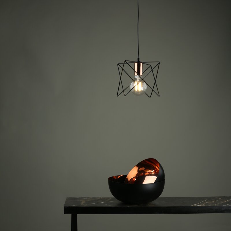 وحدة إضاءة علي شكل نجمة - أسود